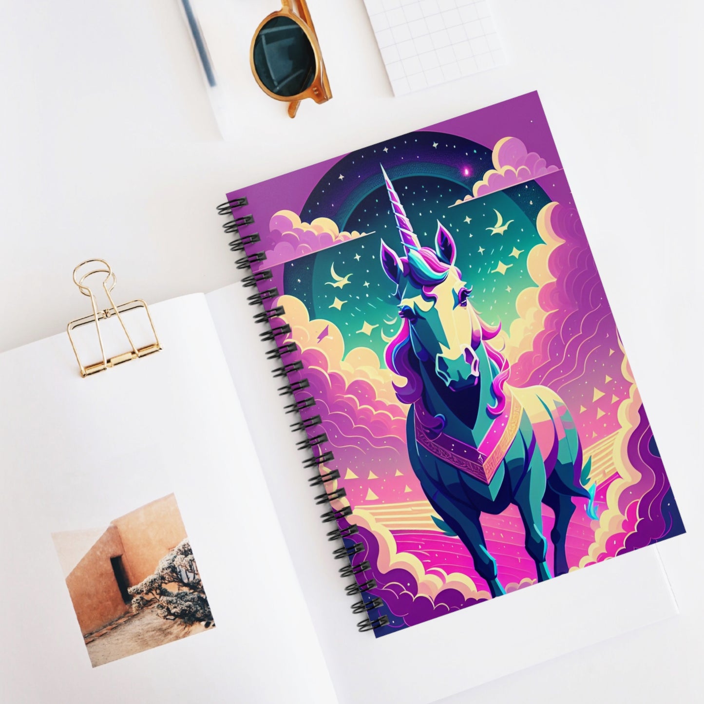 It’s All Rainbows & Unicorns Spiral Notebook - Ruled Line