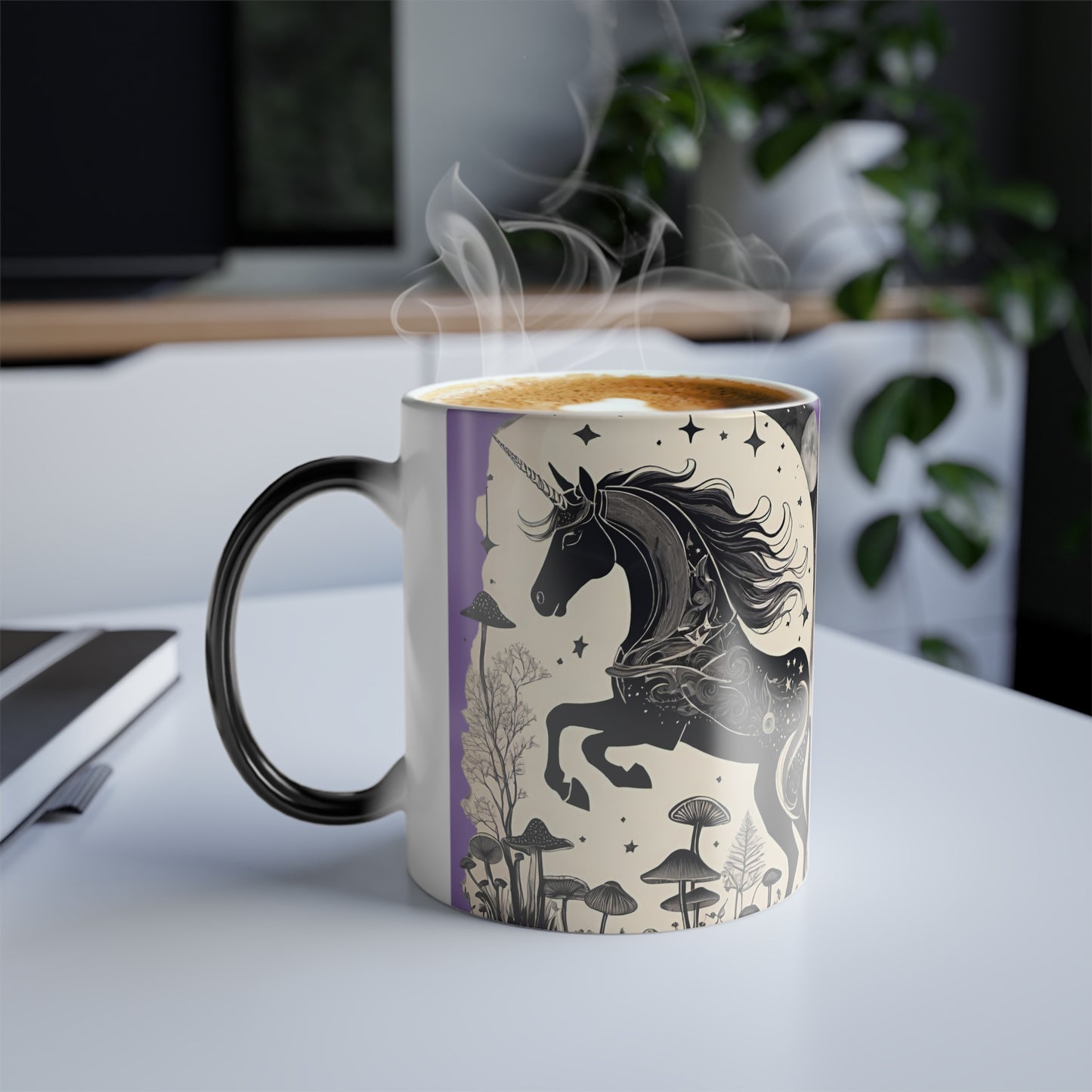 Enchanted Cosmos Unicorn Color Morphing Mug, 11oz