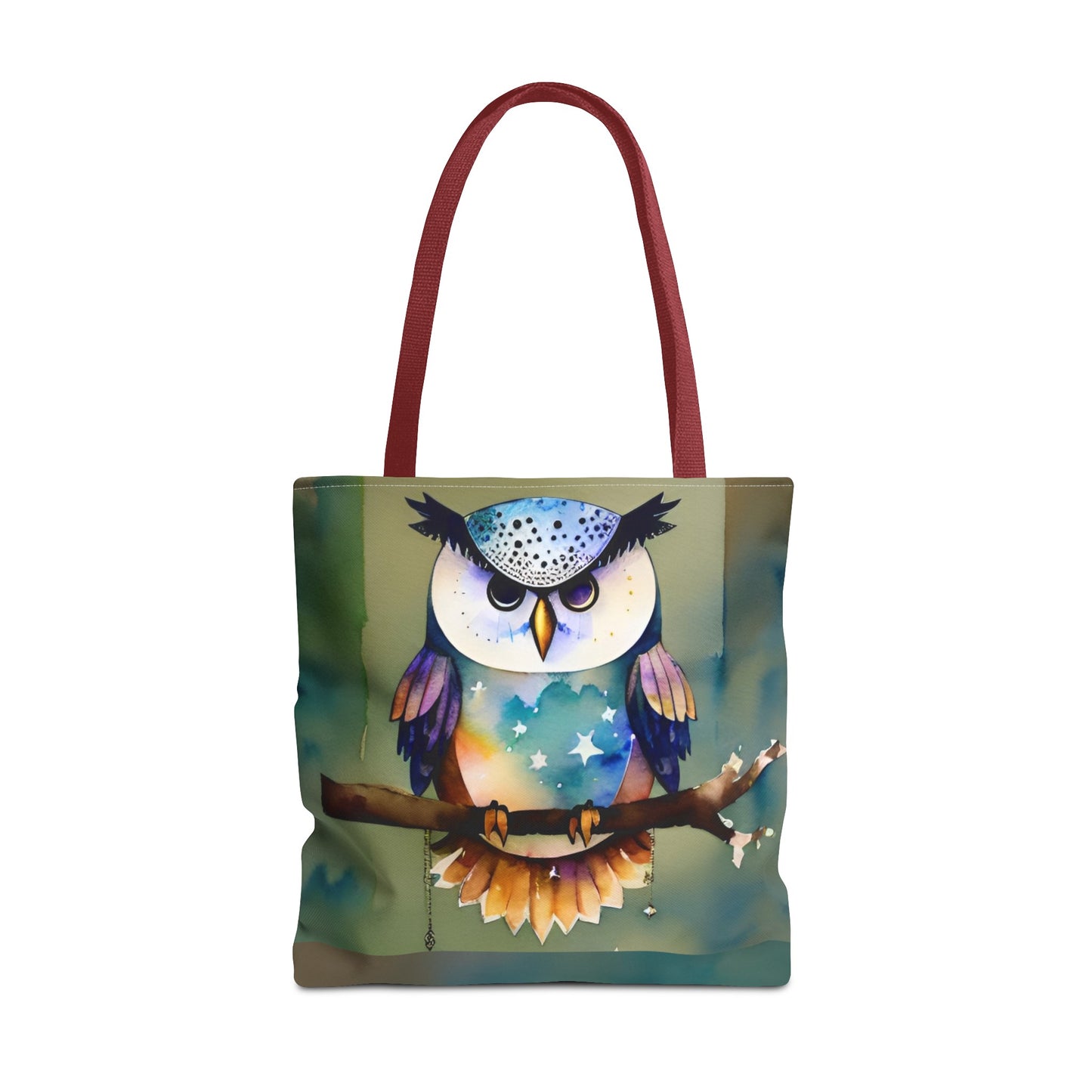 Starry Eyed Owl Reusable Tote Bag (AOP)
